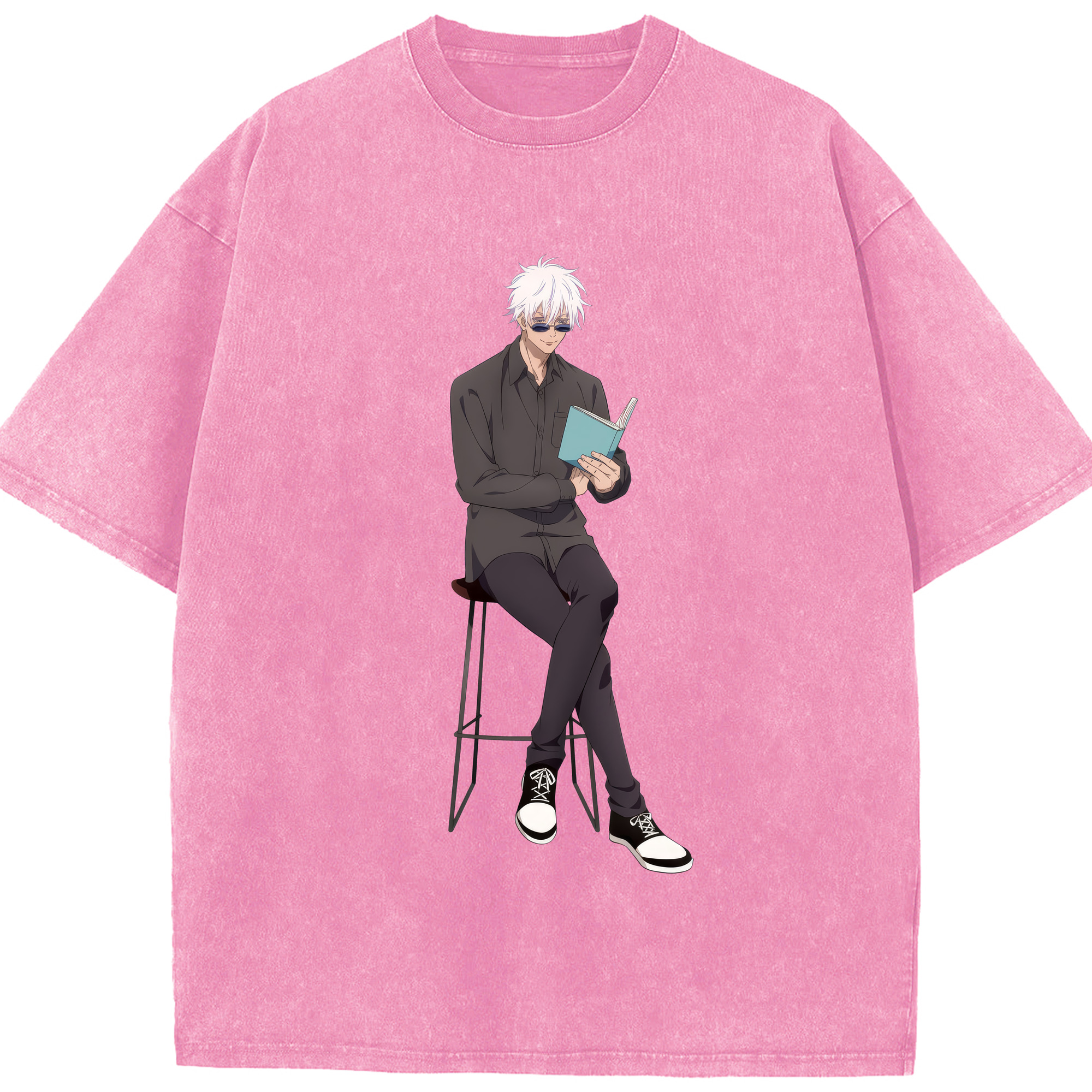（画像用） 呪術廻戦 Jujutsu Kaisen 綿100% ヴィンテージ風 半袖Tシャツ（フロントプリント）